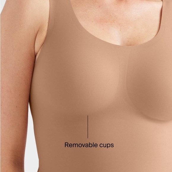 Knix LuxeLift Scoop Neck Tank size XXL reddish brown - Picture 6 of 8